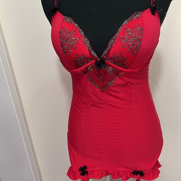 La Vien En Rose Christmas Boxing Day Sleepover Flattering lingerie Size large - Picture 2 of 13